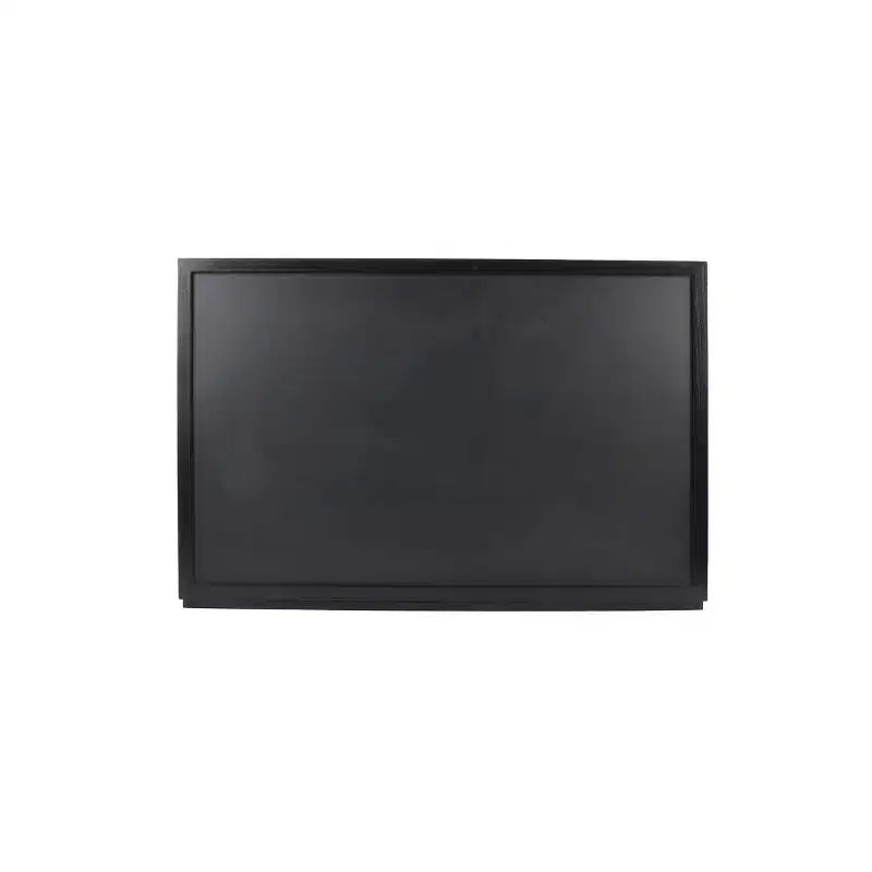 Bureau mural escamotable de 36 po x 24 po avec tableau noir et étagère de rangement ouverte, noir