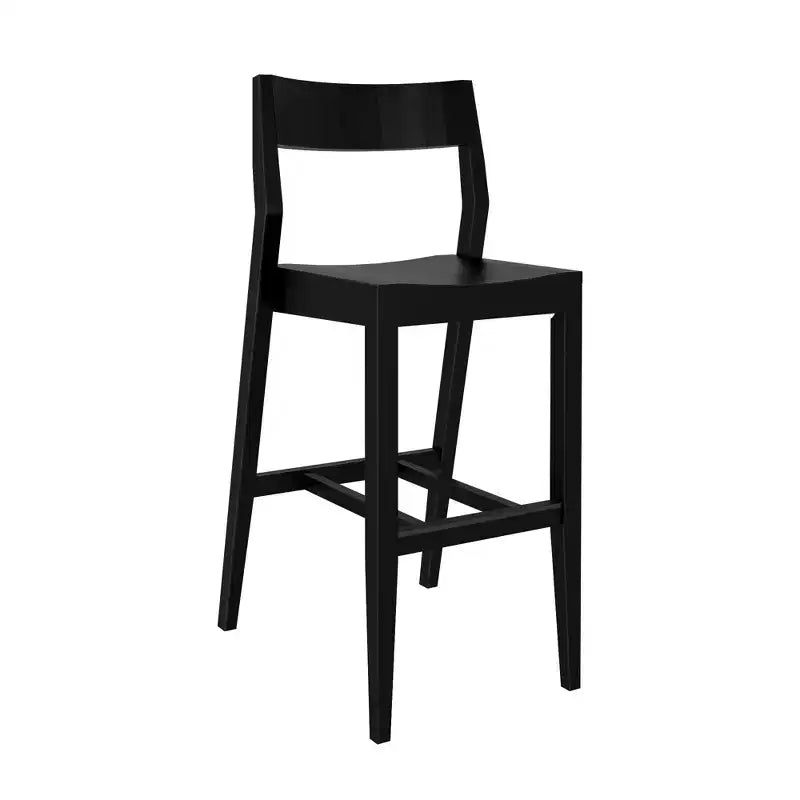 44" Solid Wood Counter Height Dining Chair for Kitchen Island and Breakfast Bar