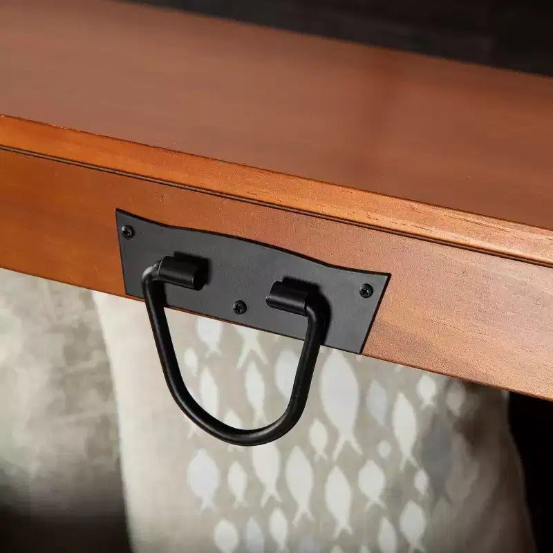 Lift-Top Trunk Coffee Table with Storage, Brown