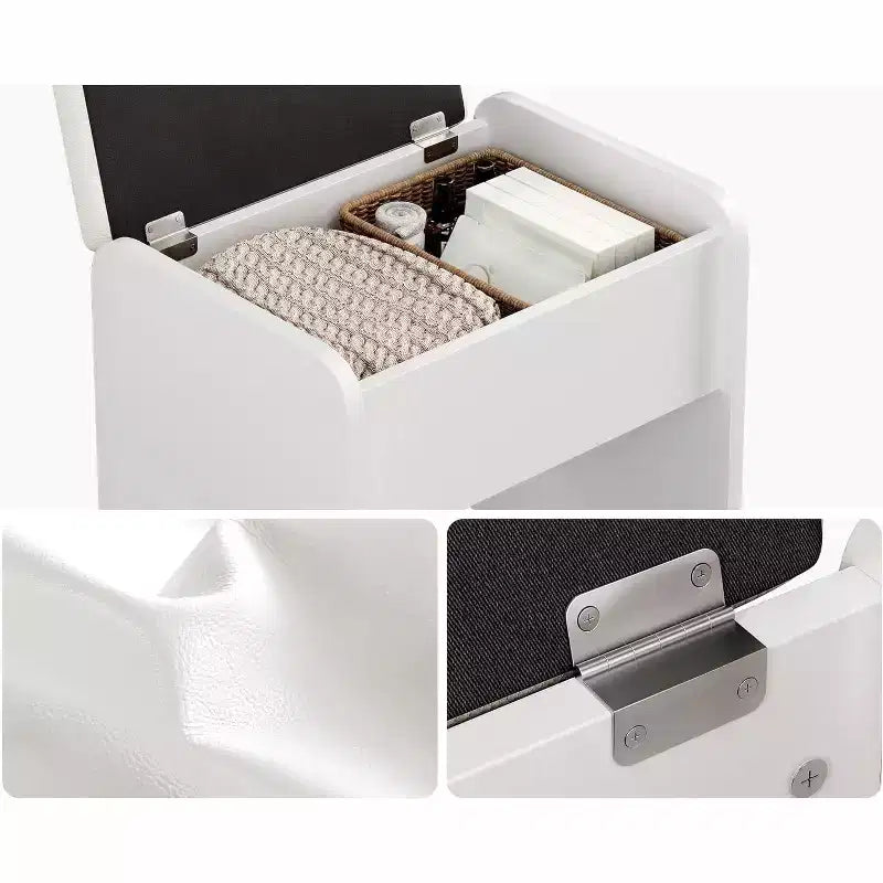 Makeup Vanity Desk with Mirror and Lights, Dressing Table with 3 Drawers and 11 Storage Shelves