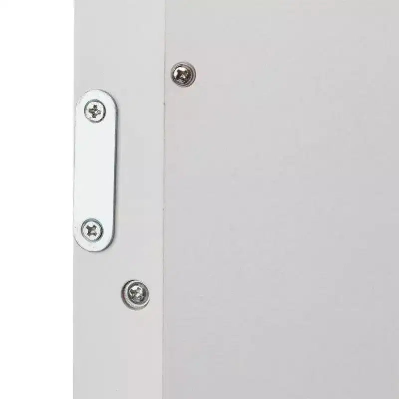 Meuble haut de salle de bain mural à double porte miroir, 3 étagères