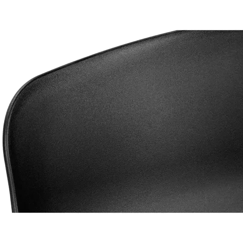 Chaise de bureau moderne réglable en hauteur avec piètement en métal et roulettes, pivotante à 360°