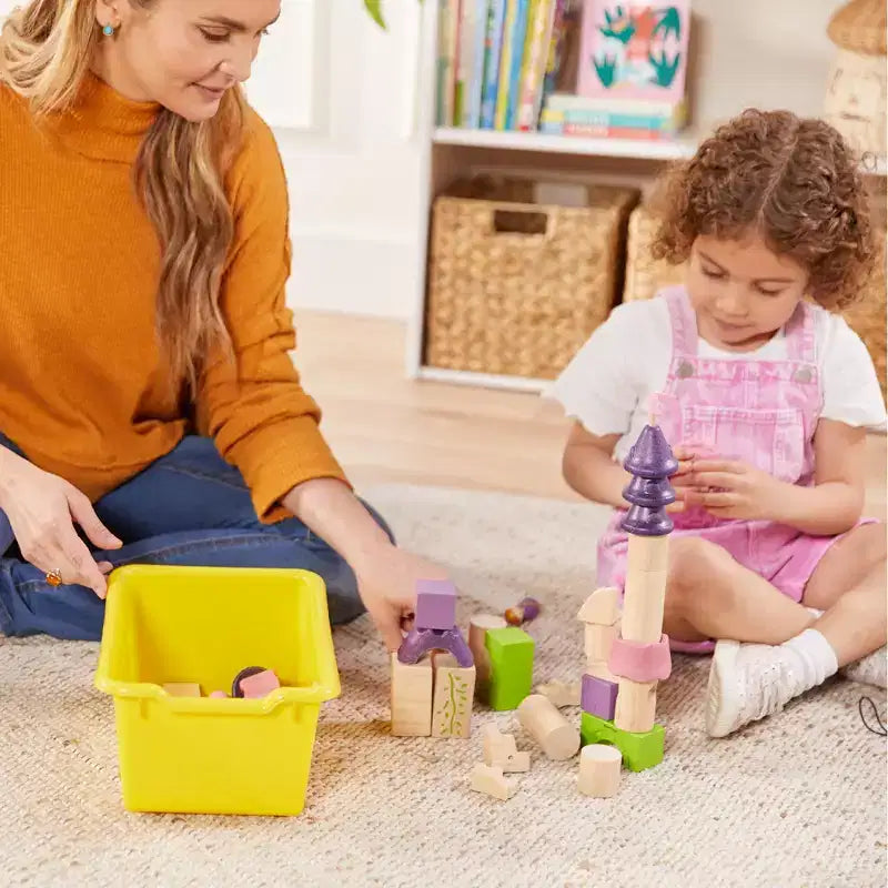 10-Cubby Mobile Storage Cabinet with Scoop Front Bins, Kids