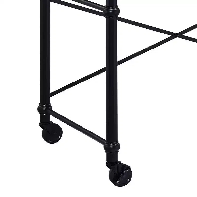Bureau d'écriture industriel 47", chêne rustique et noir