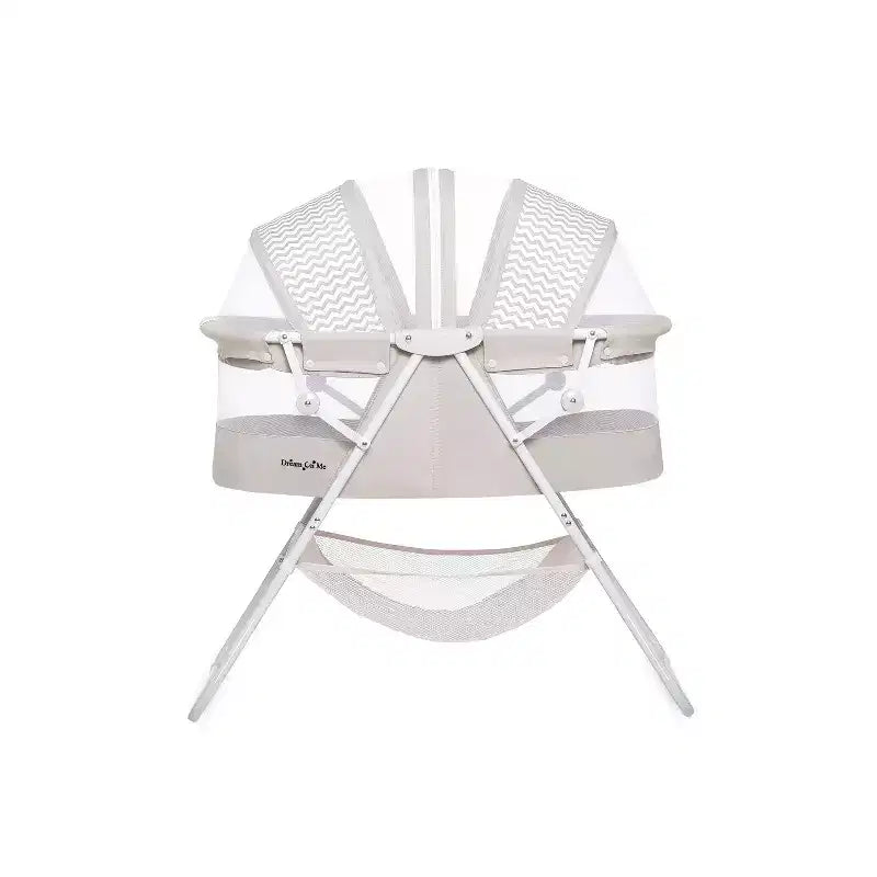 Bassinet with Canopy and Adjustable Height for Newborns