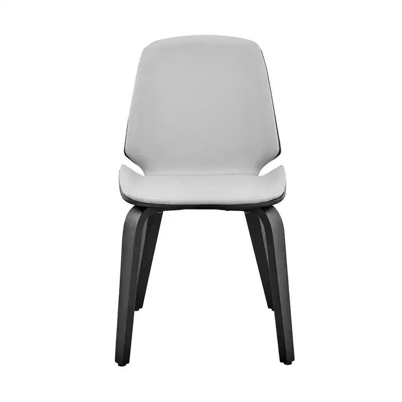 Chaise de salle à manger en similicuir, dossier haut