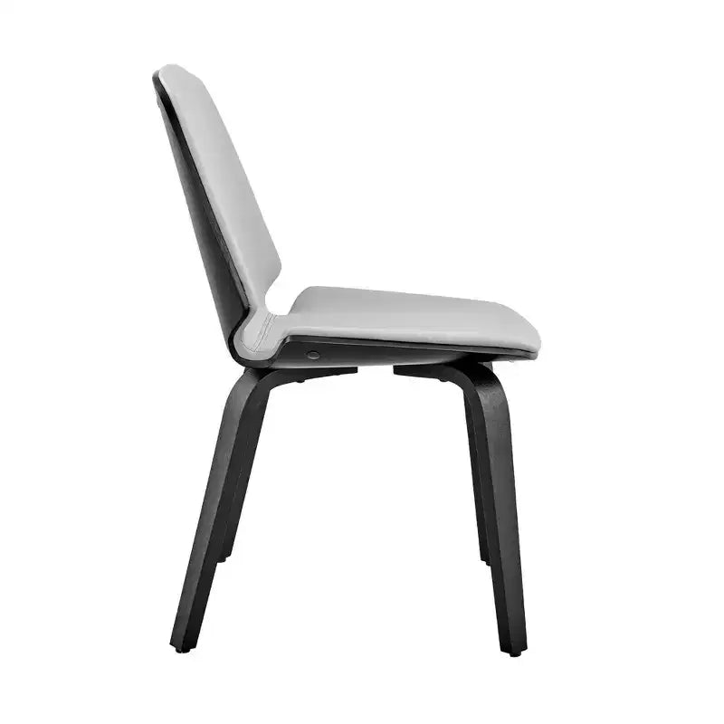 Chaise de salle à manger en similicuir, dossier haut