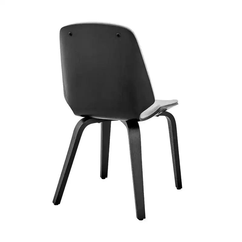 Chaise de salle à manger en similicuir, dossier haut