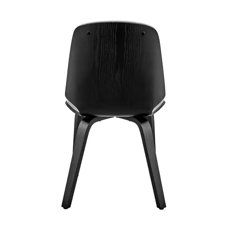 Chaise de salle à manger en similicuir, dossier haut