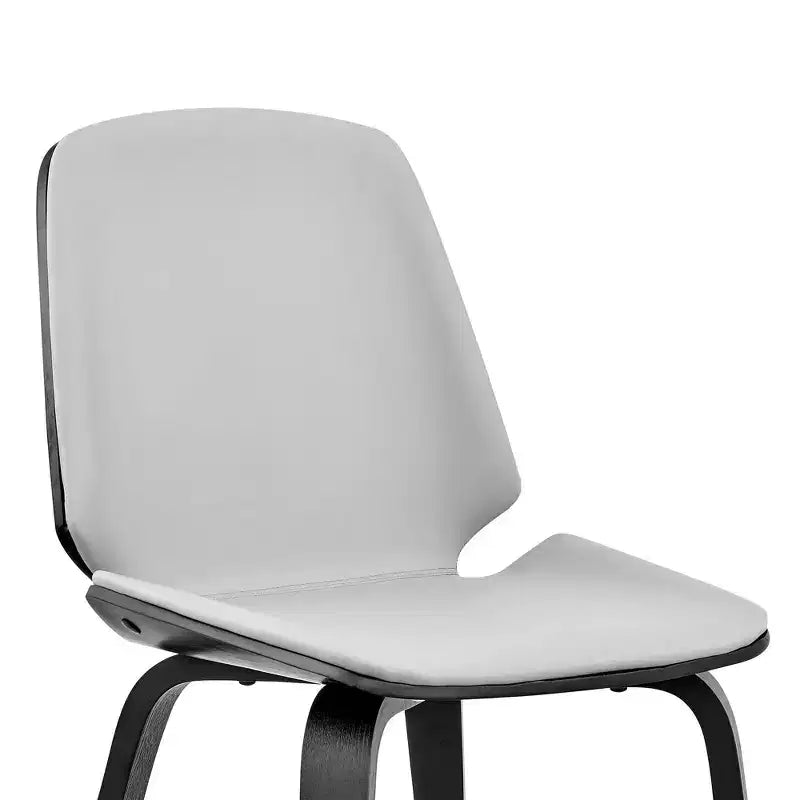 Chaise de salle à manger en similicuir, dossier haut