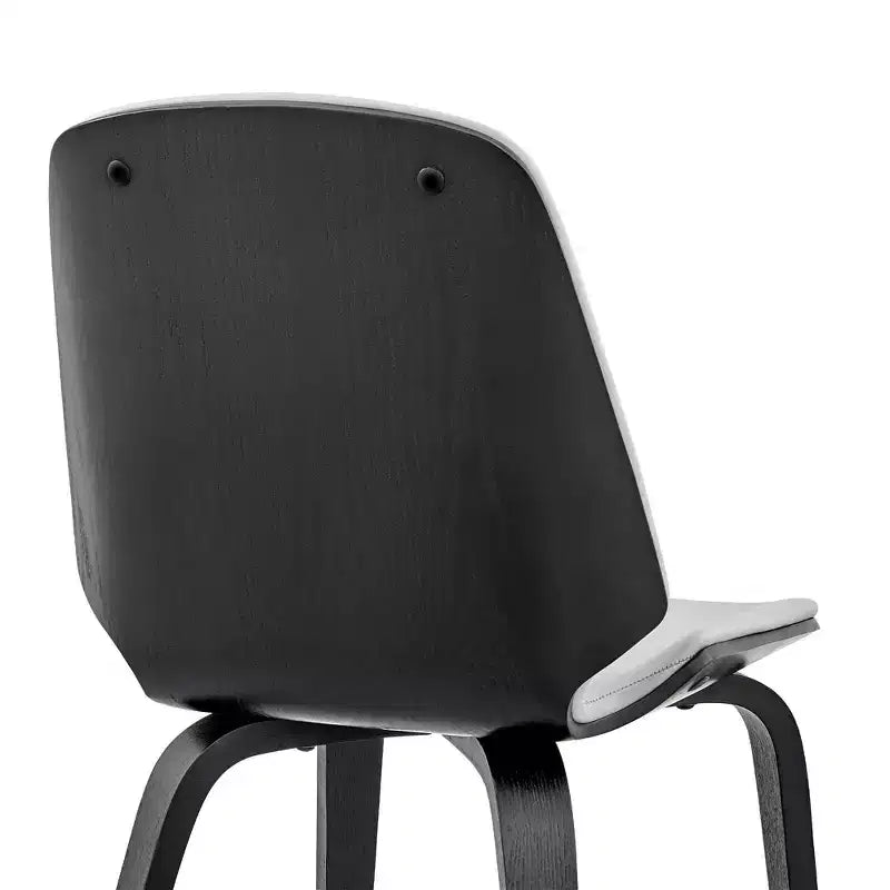 Chaise de salle à manger en similicuir, dossier haut
