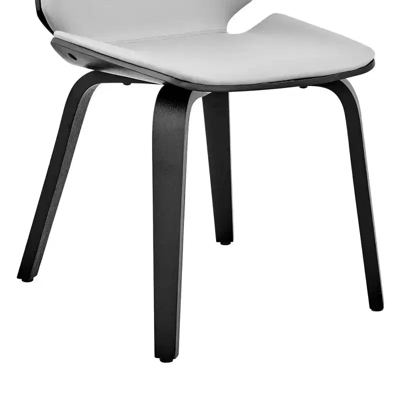 Chaise de salle à manger en similicuir, dossier haut