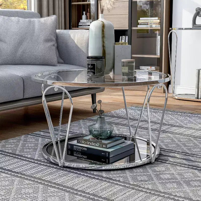 31"  Contemporary Round Coffee Table
