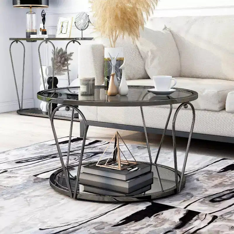 31"  Contemporary Round Coffee Table