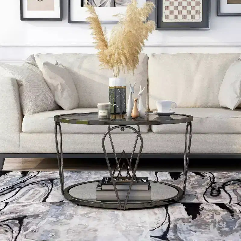 31"  Contemporary Round Coffee Table